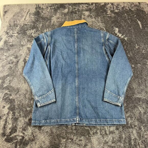 Polo Ralph Lauren Denim Utility Jacket Field Chore Corduroy Collar Men's L NWOT - Picture 8 of 12